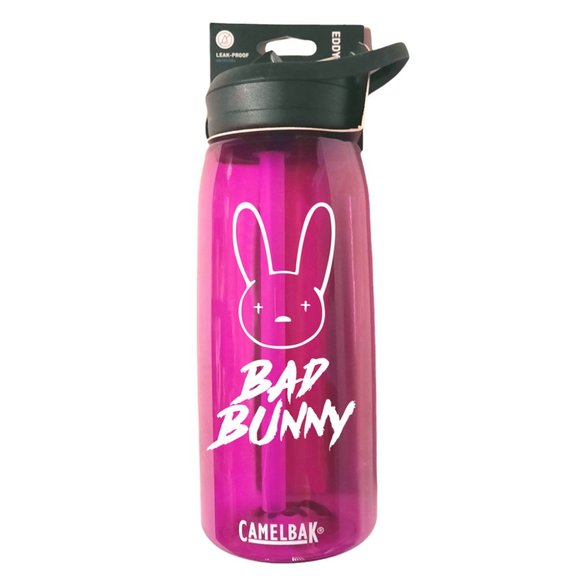🆕Bad Bunny Camelbak Eddy+ 32oz Water Bottle Deep Magenta